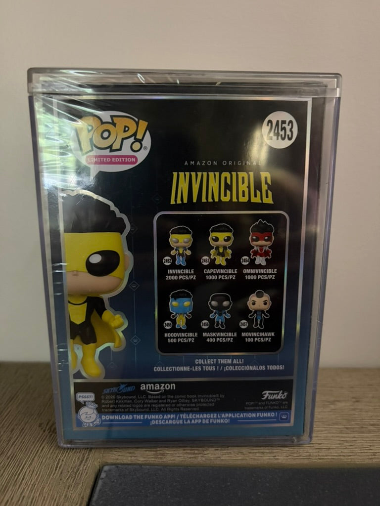 Funko Pop! Capevincible Invincible Limited Edition SDCC Vinyl Figure #2453