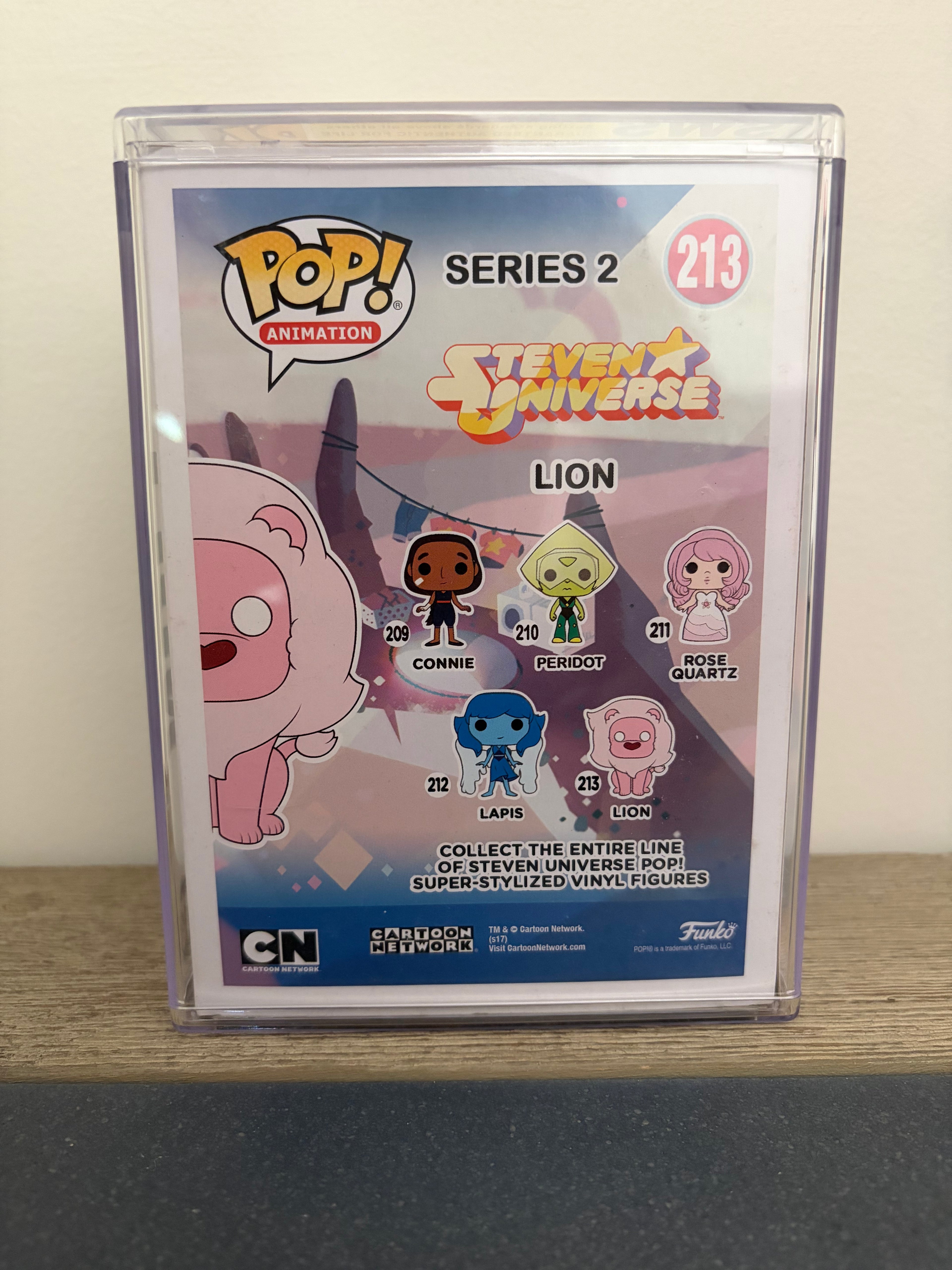 Funko Pop! Steven Universe Lion #213 Signed Autographed w/ COA & Protector