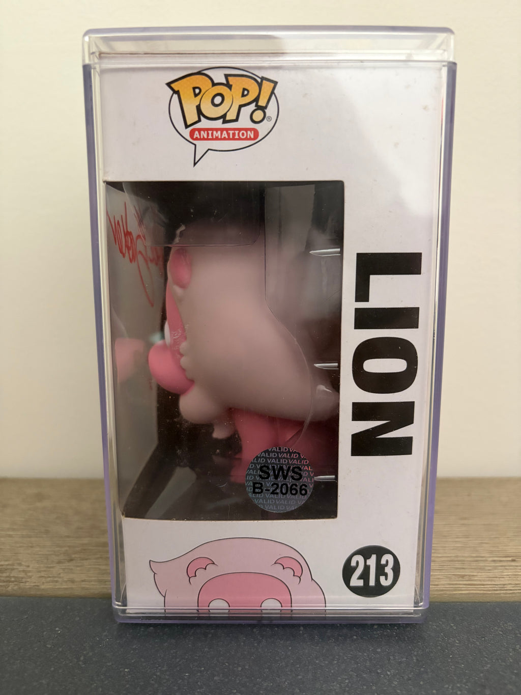 Funko Pop! Steven Universe Lion #213 Signed Autographed w/ COA & Protector