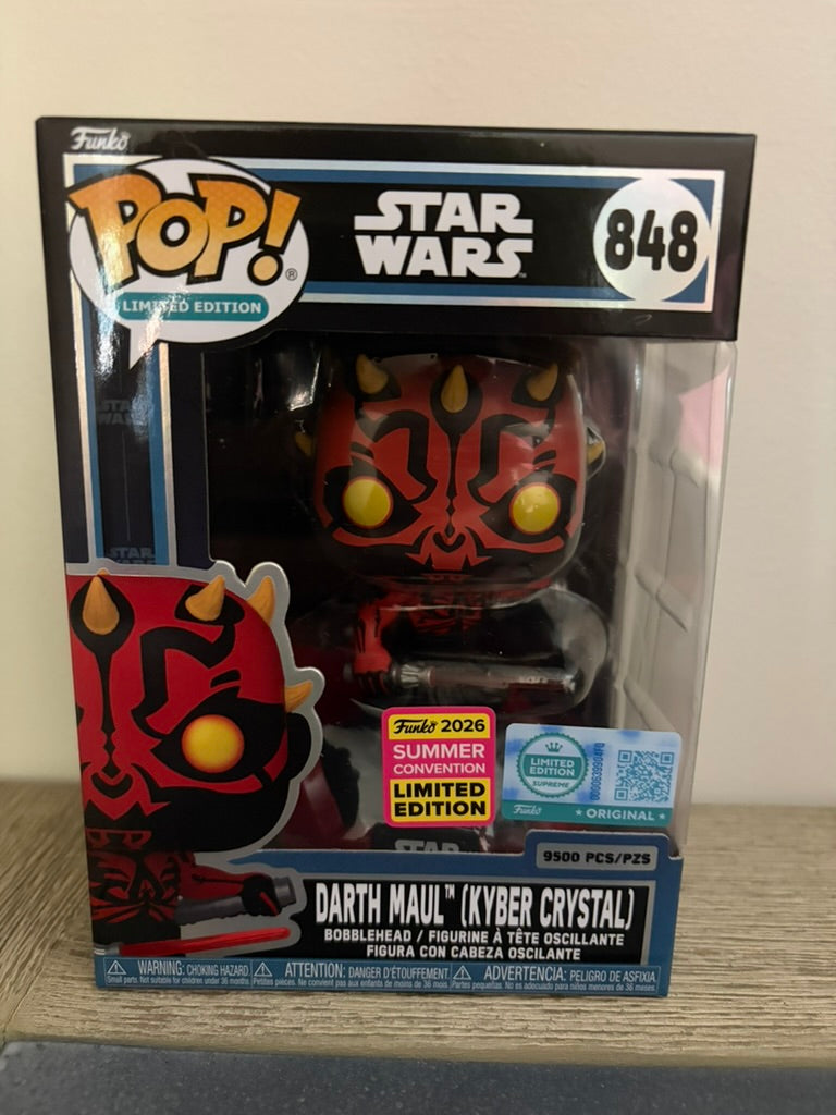 Funko Pop! Supreme Le: Star Wars - Dark Maul (Kyber Crystal) (SDCC)