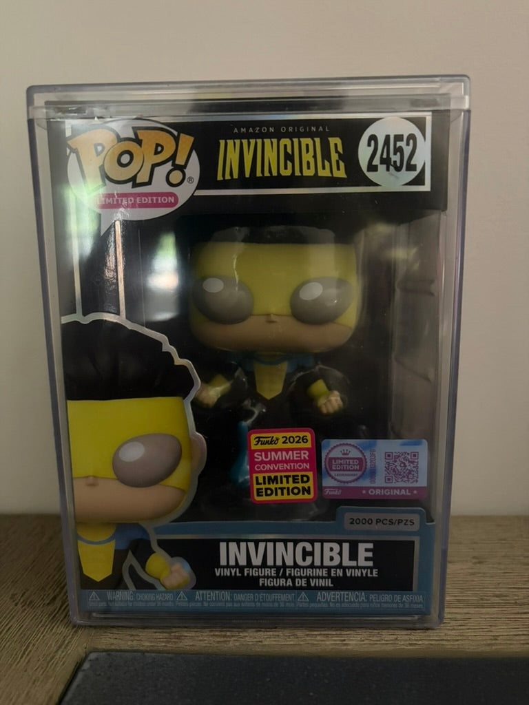 SDCC 2026 EXCLUSIVE Funko Pop INVINCIBLE #2452 OFFICIAL Limited 2000