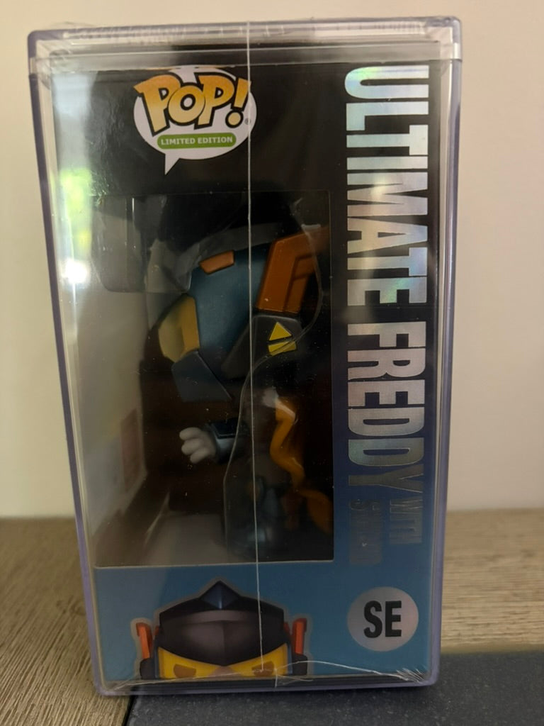 Funko Pop! Ultimate Freddy with Sword with Pop! Protector LE 5000 SDCC