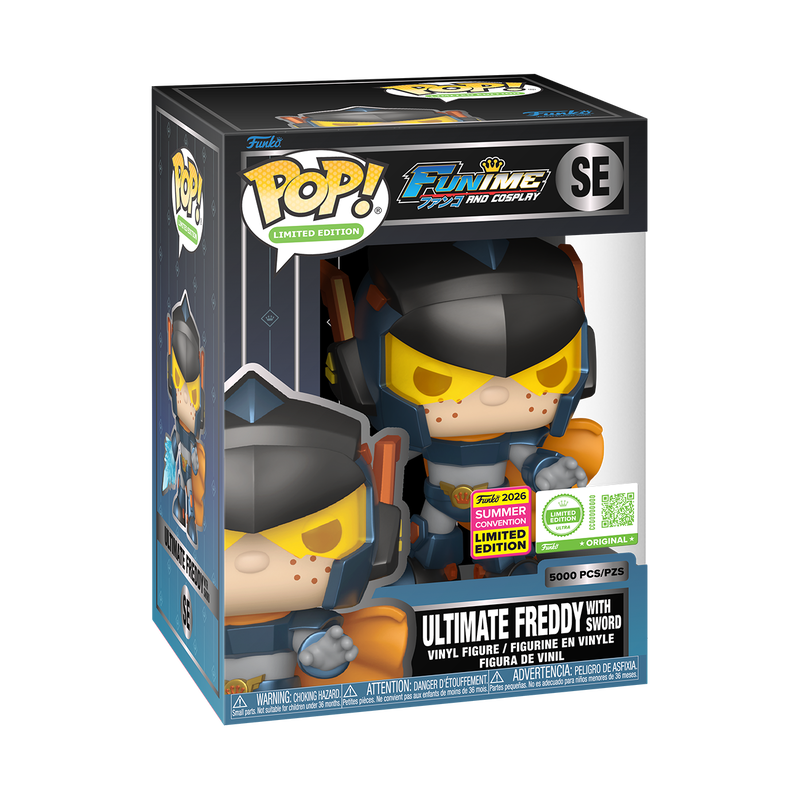 Pop! Ultimate Freddy with Sword with Pop! Protector