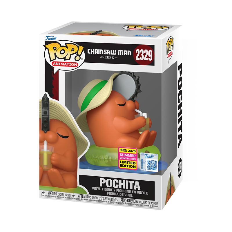Pop! Pochita with Sunhat