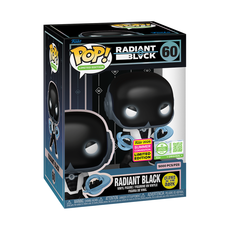 Pop! Radiant Black (Glow) with Pop! Protector