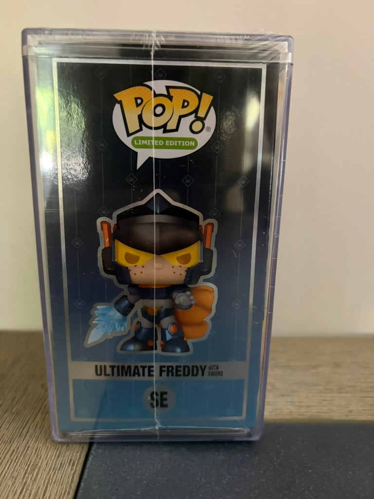 Funko Pop! Ultimate Freddy with Sword with Pop! Protector LE 5000 SDCC