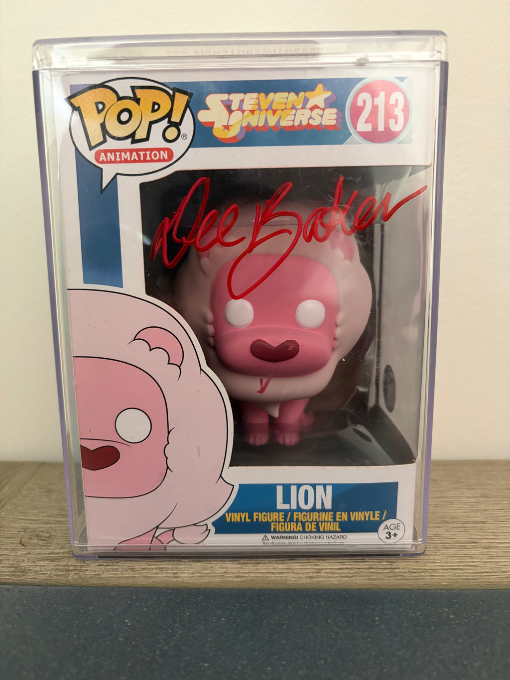 Funko Pop! Steven Universe Lion #213 Signed Autographed w/ COA & Protector