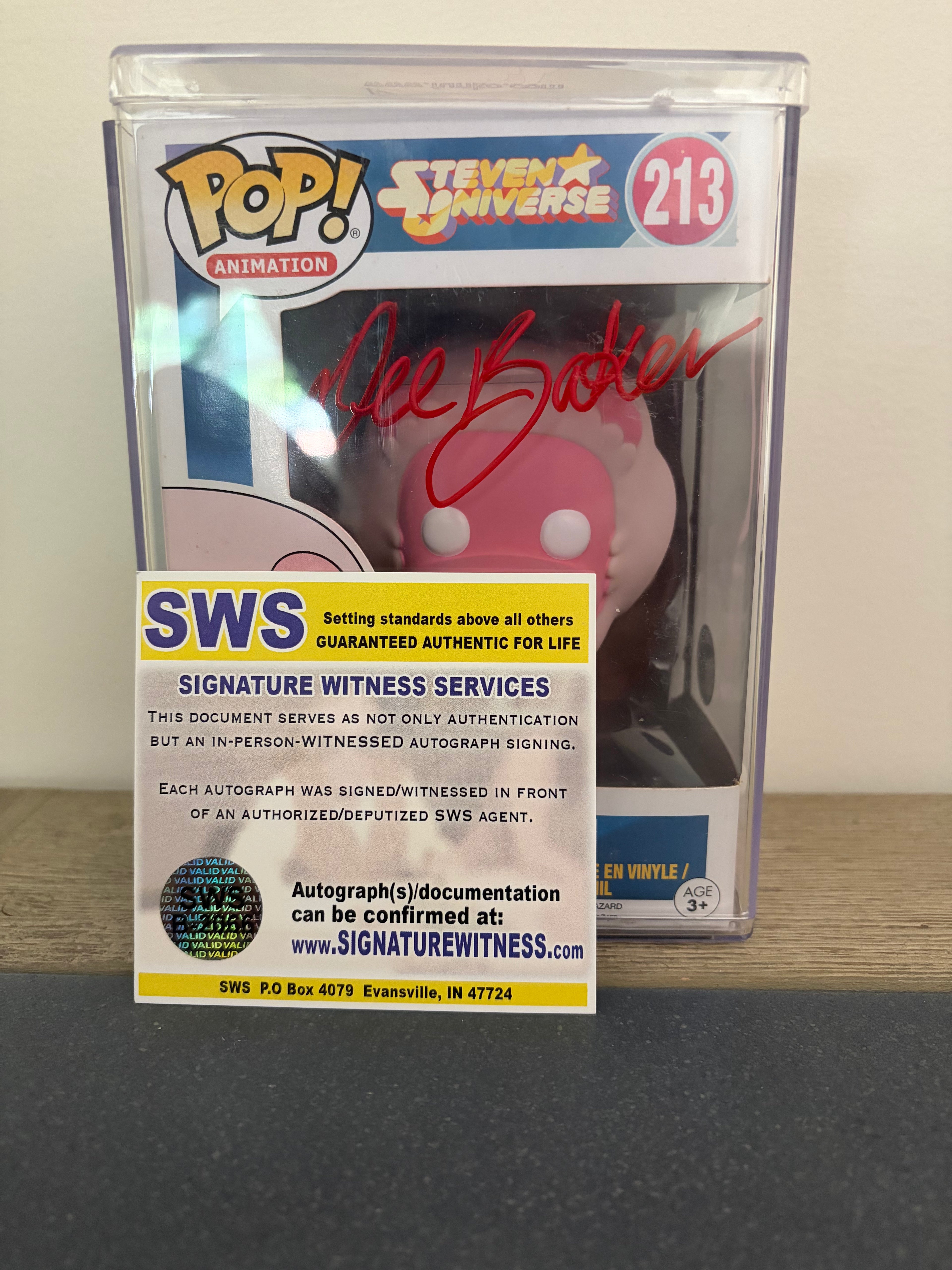 Funko Pop! Steven Universe Lion #213 Signed Autographed w/ COA & Protector