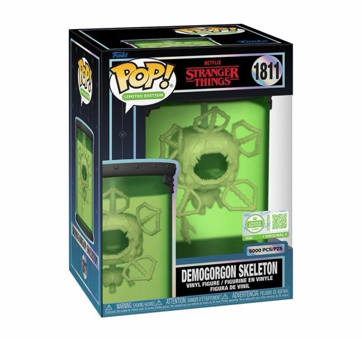 Pop! Demogorgon Skeleton with Pop! Protector