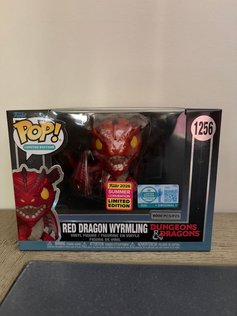 Funko Pop! Dungeons and Dragons - Red Dragon Wyrmling #1256 LE SDCC