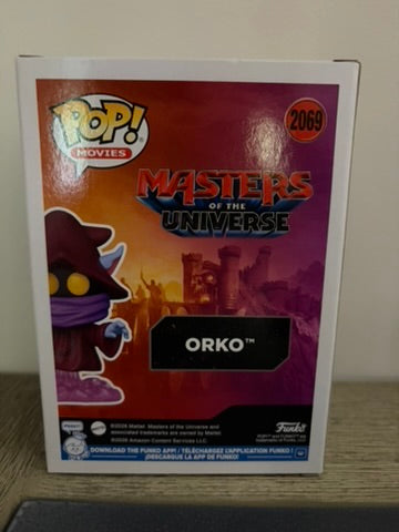 2026 SDCC Funko Pop! Official Con Sticker MASTERS OF THE UNIVERSE Orko #2069