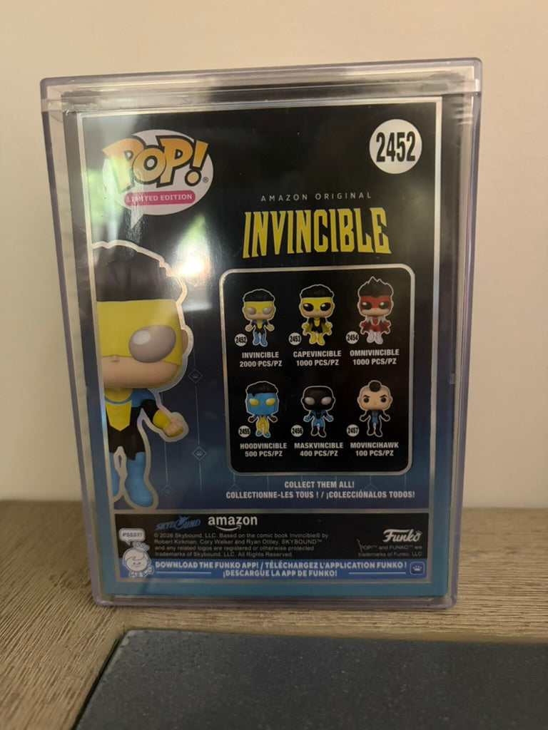 SDCC 2026 EXCLUSIVE Funko Pop INVINCIBLE #2452 OFFICIAL Limited 2000