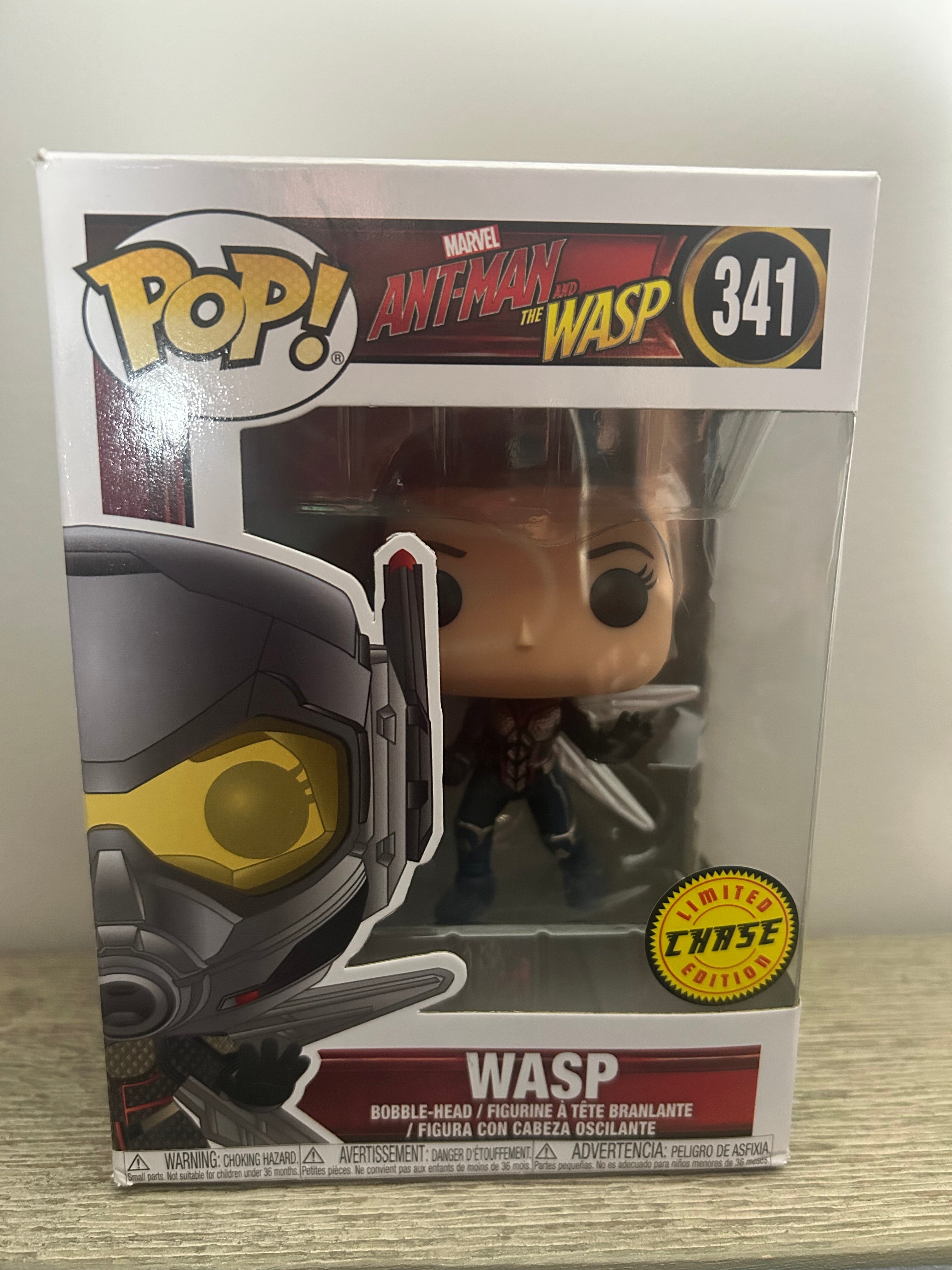Funko POP! Marvel Wasp Unmasked Chase #341 (Ant-Man and the Wasp)