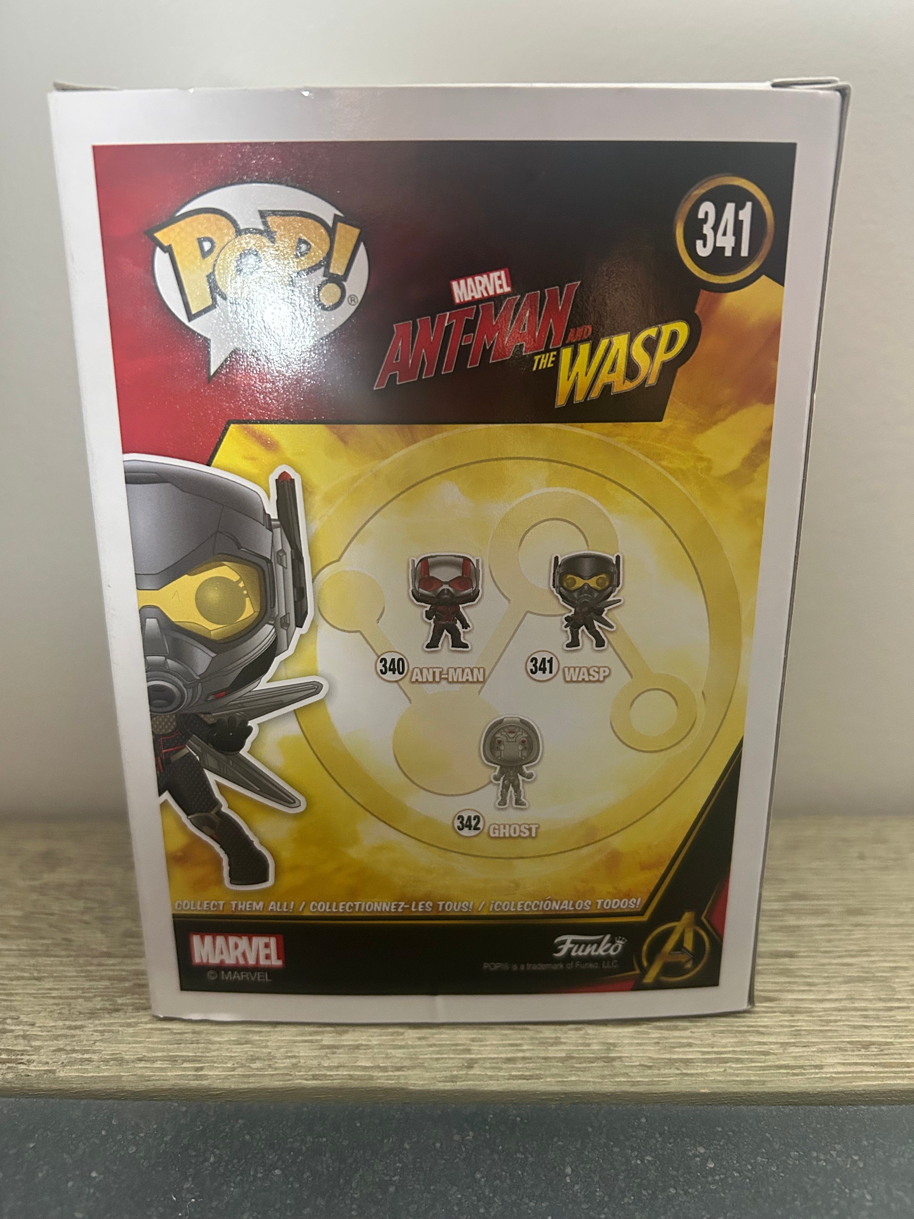 Funko POP! Marvel Wasp Unmasked Chase #341 (Ant-Man and the Wasp)