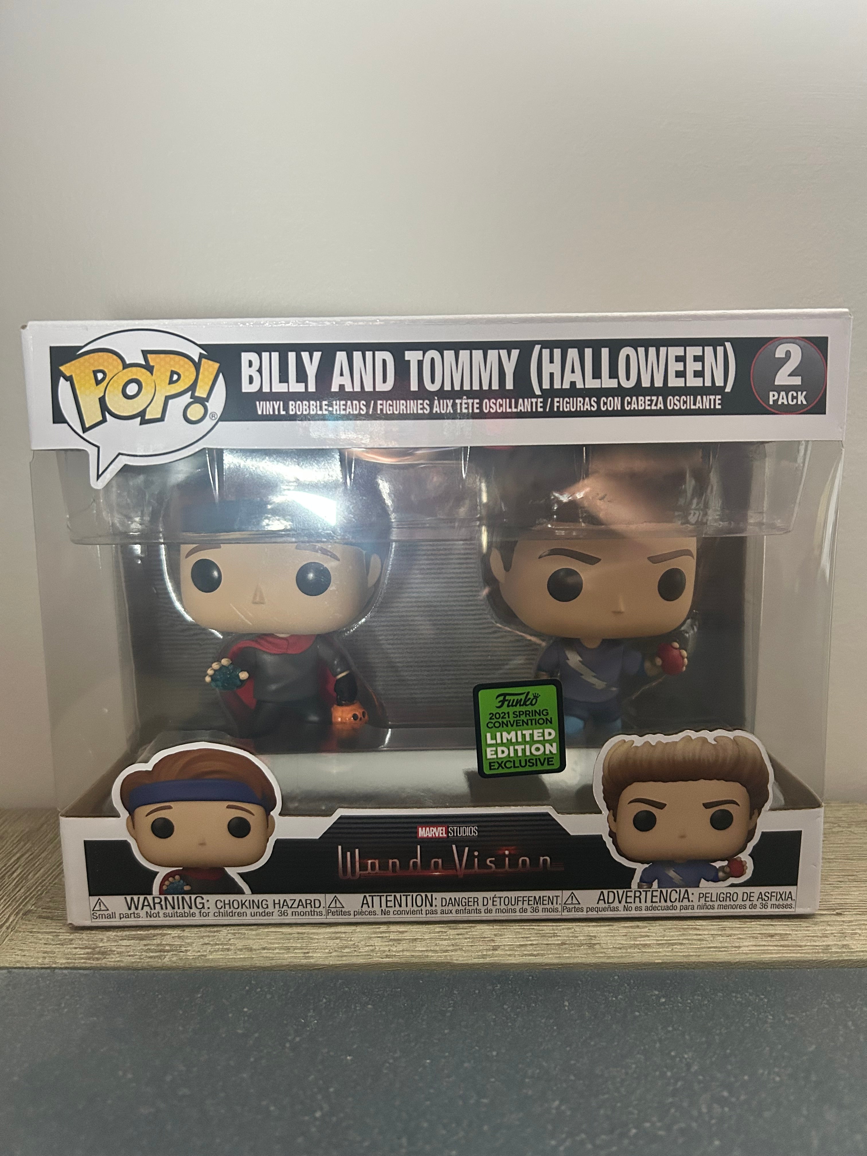 Funko Pop! Marvel: Billy and Tommy (Halloween) 2 Pack ECCC Spring Exclusive
