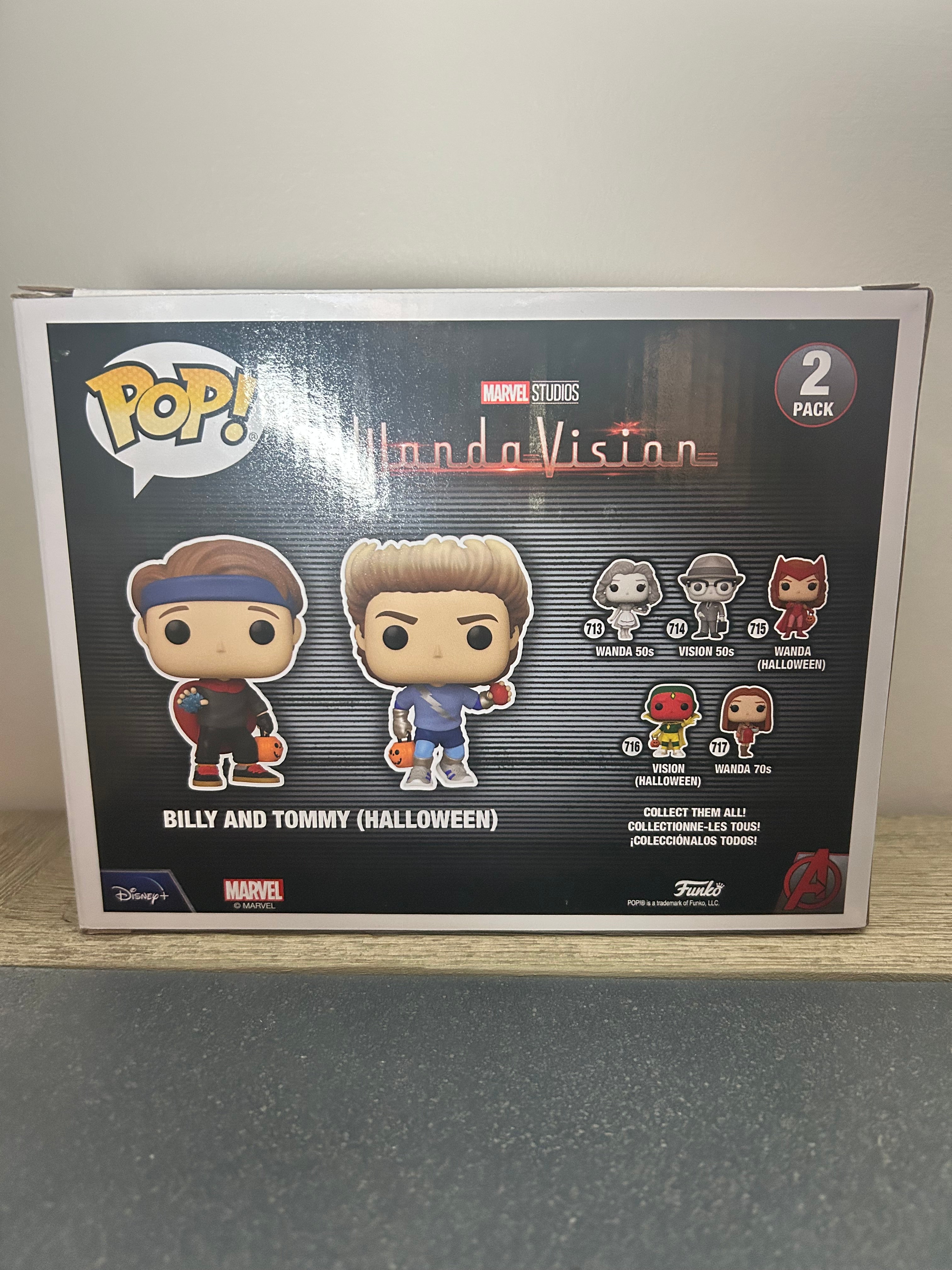 Funko Pop! Marvel: Billy and Tommy (Halloween) 2 Pack ECCC Spring Exclusive