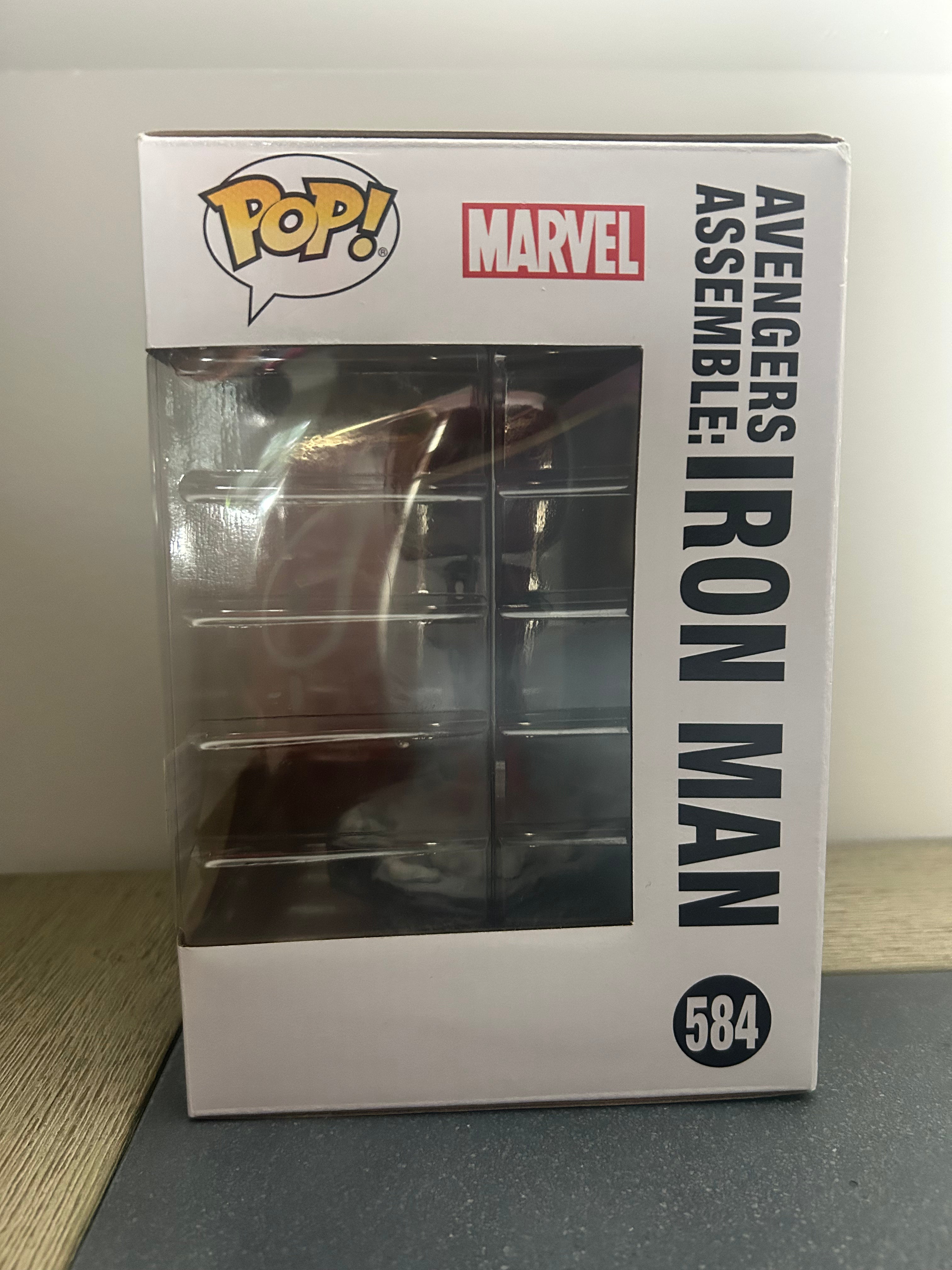 Funko Pop Marvel Avengers Assemble Iron Man 584 Amazon Exclusive Deluxe Figure