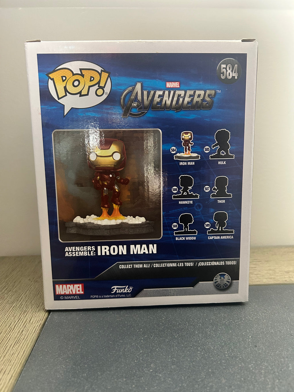 Funko Pop Marvel Avengers Assemble Iron Man 584 Amazon Exclusive Deluxe Figure