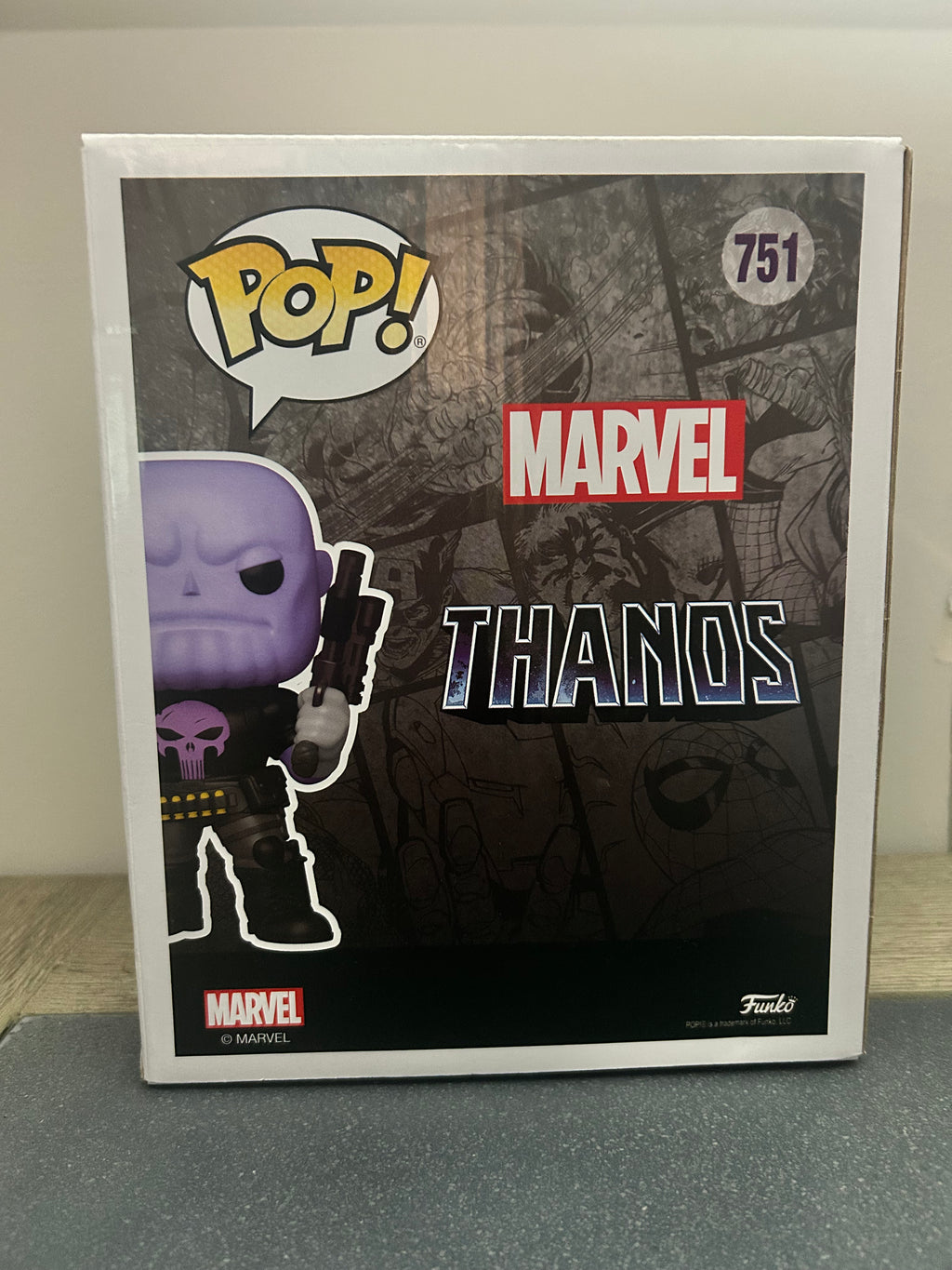 Punisher Thanos Earth 18138 Marvel Funko 6" Pop Previews P/X Exclusive