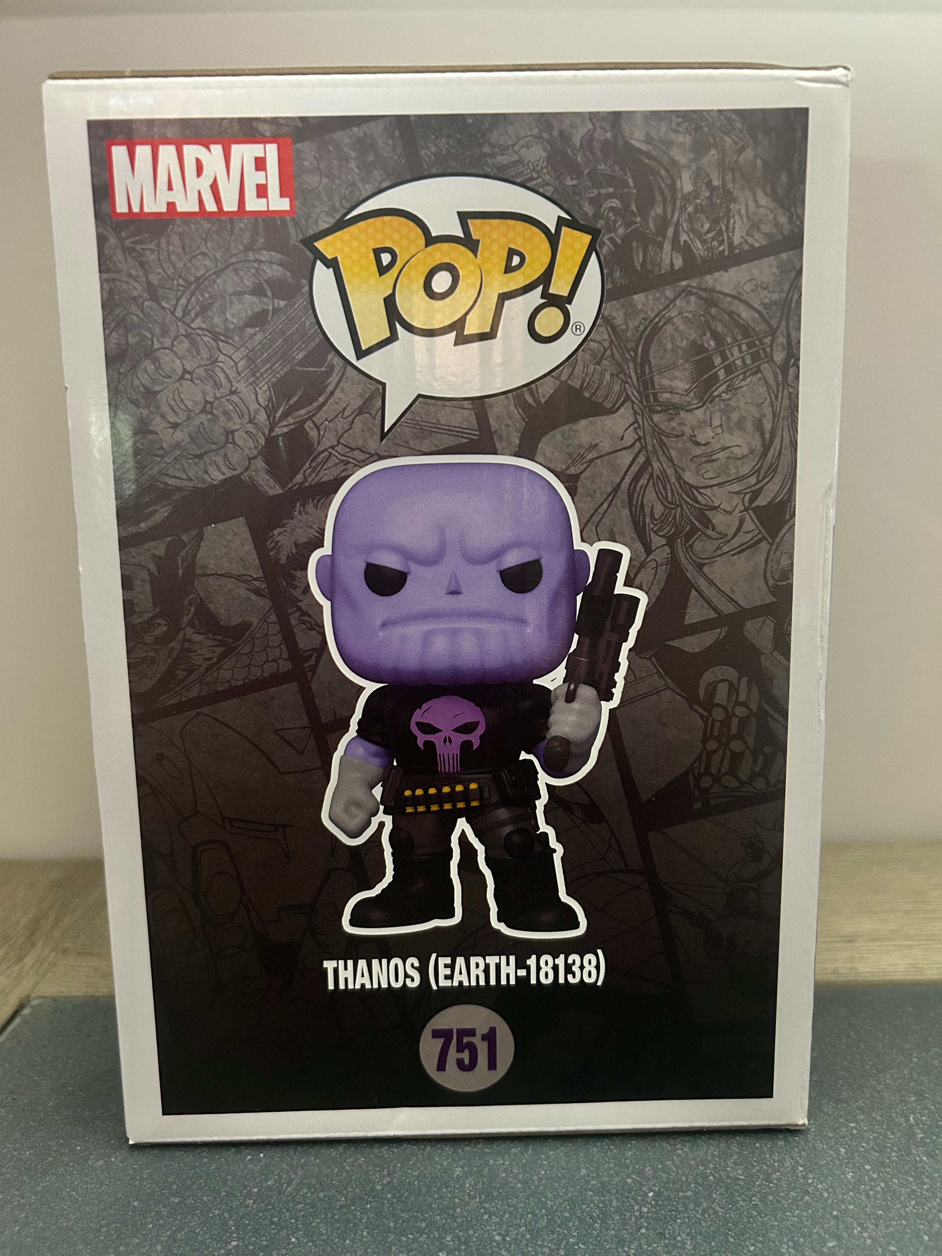 Punisher Thanos Earth 18138 Marvel Funko 6" Pop Previews P/X Exclusive