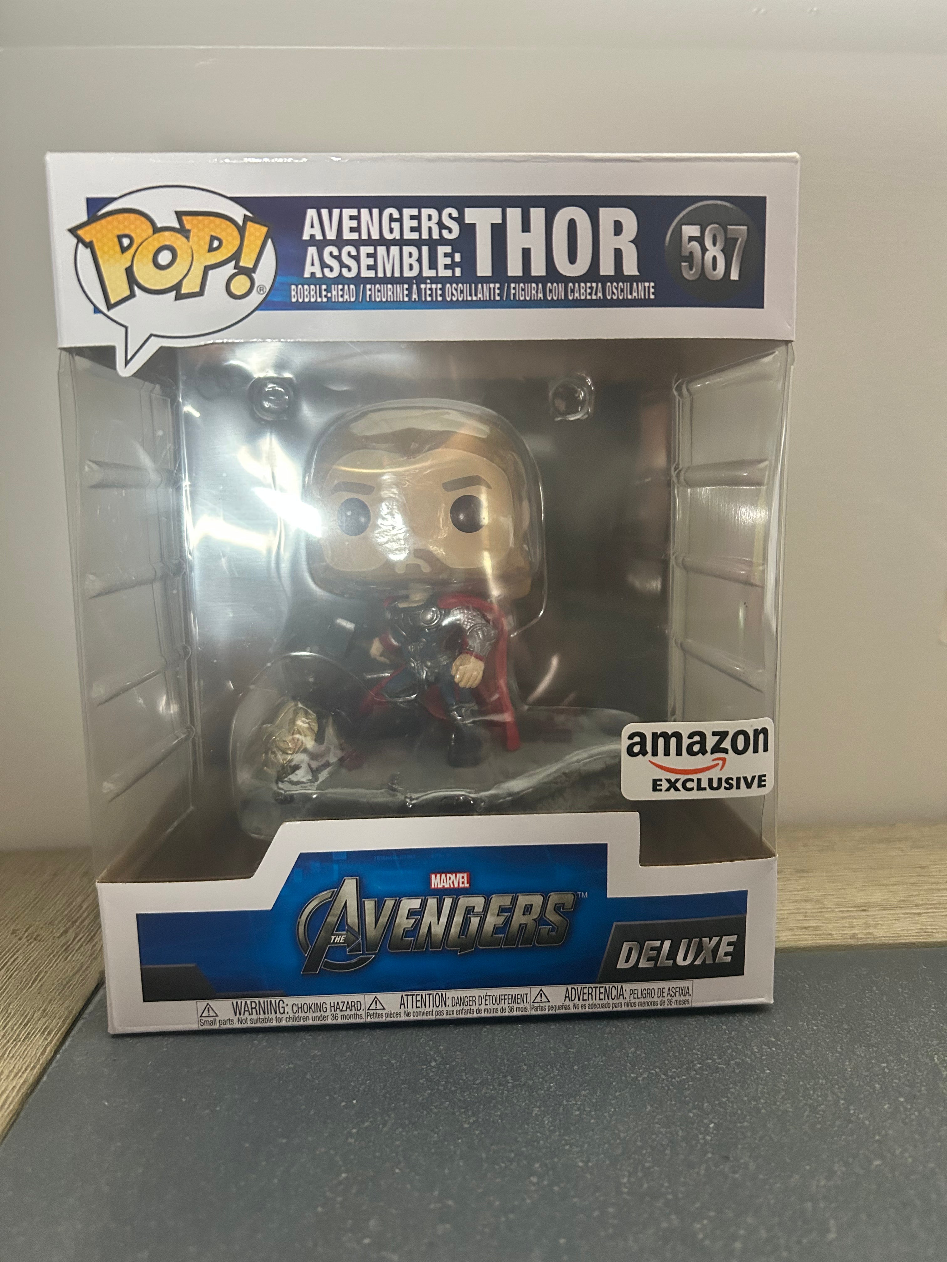 Funko POP! Deluxe Marvel: Avengers Assemble Series - Thor #587 Amazon Exclusive