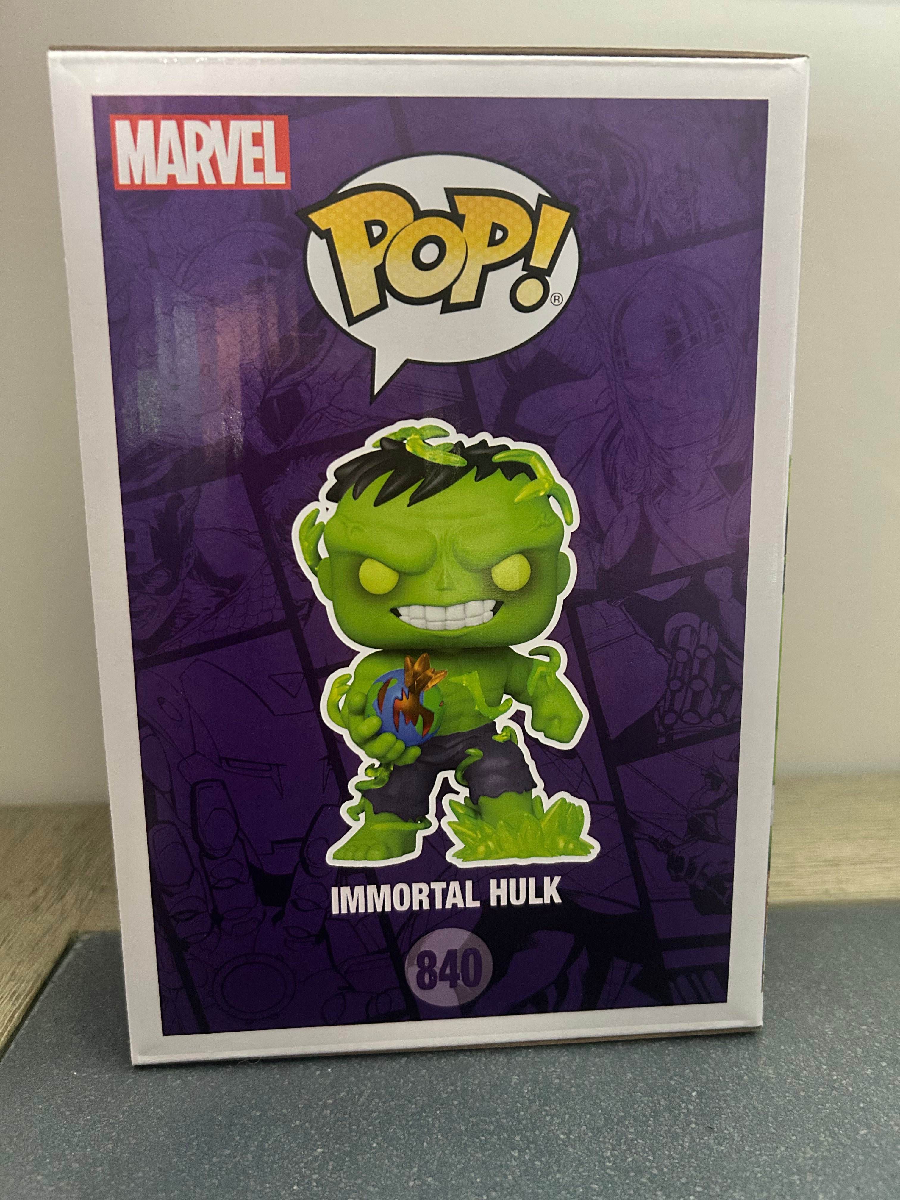 Funko Pop! Immortal Hulk #840 LE Glow Chase PX Previews Exclusive Marvel