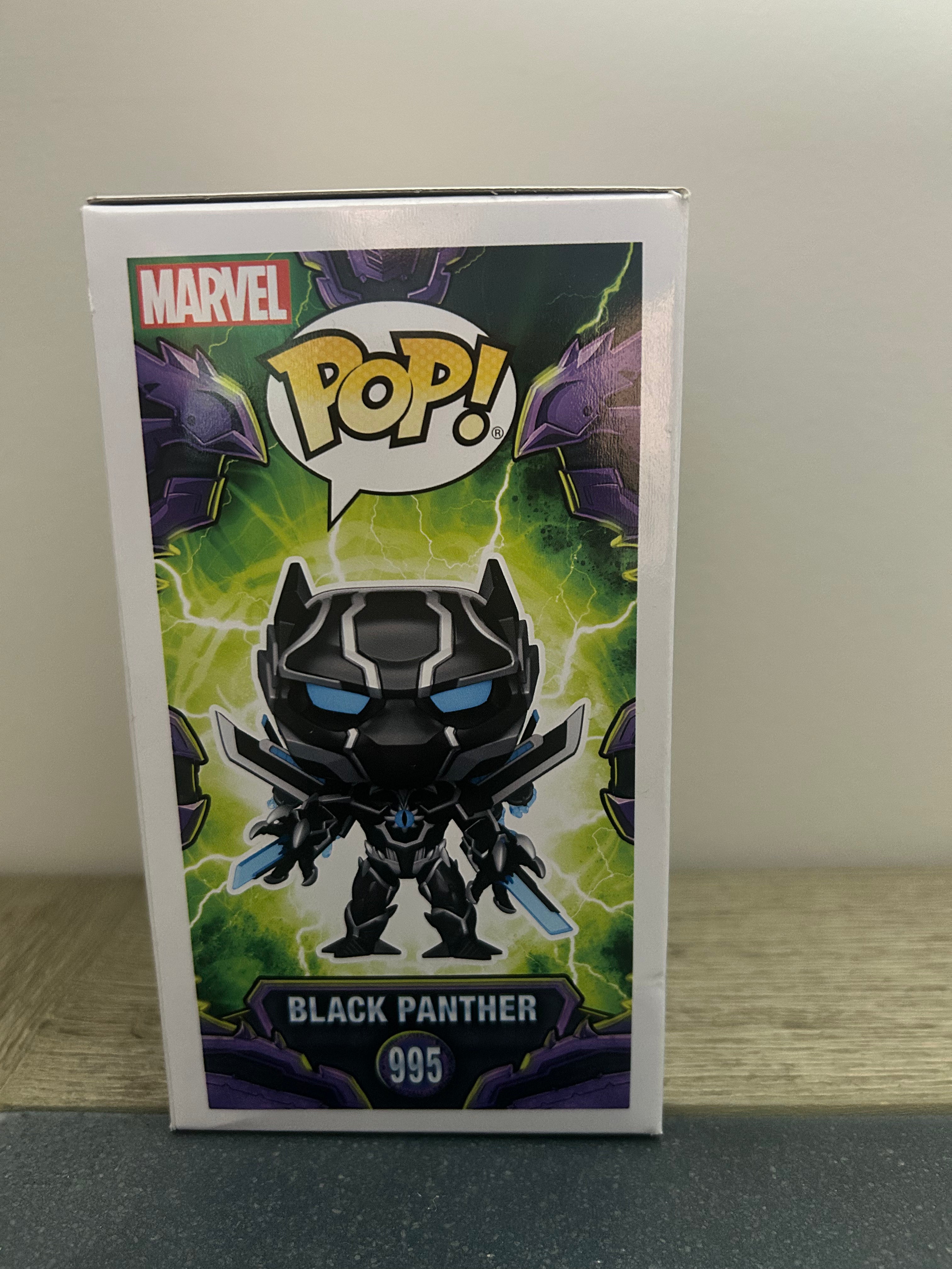 Funko Mech Strike Monster Hunters POP! Marvel Black Panther Exclusive Vinyl Bobble Head #995