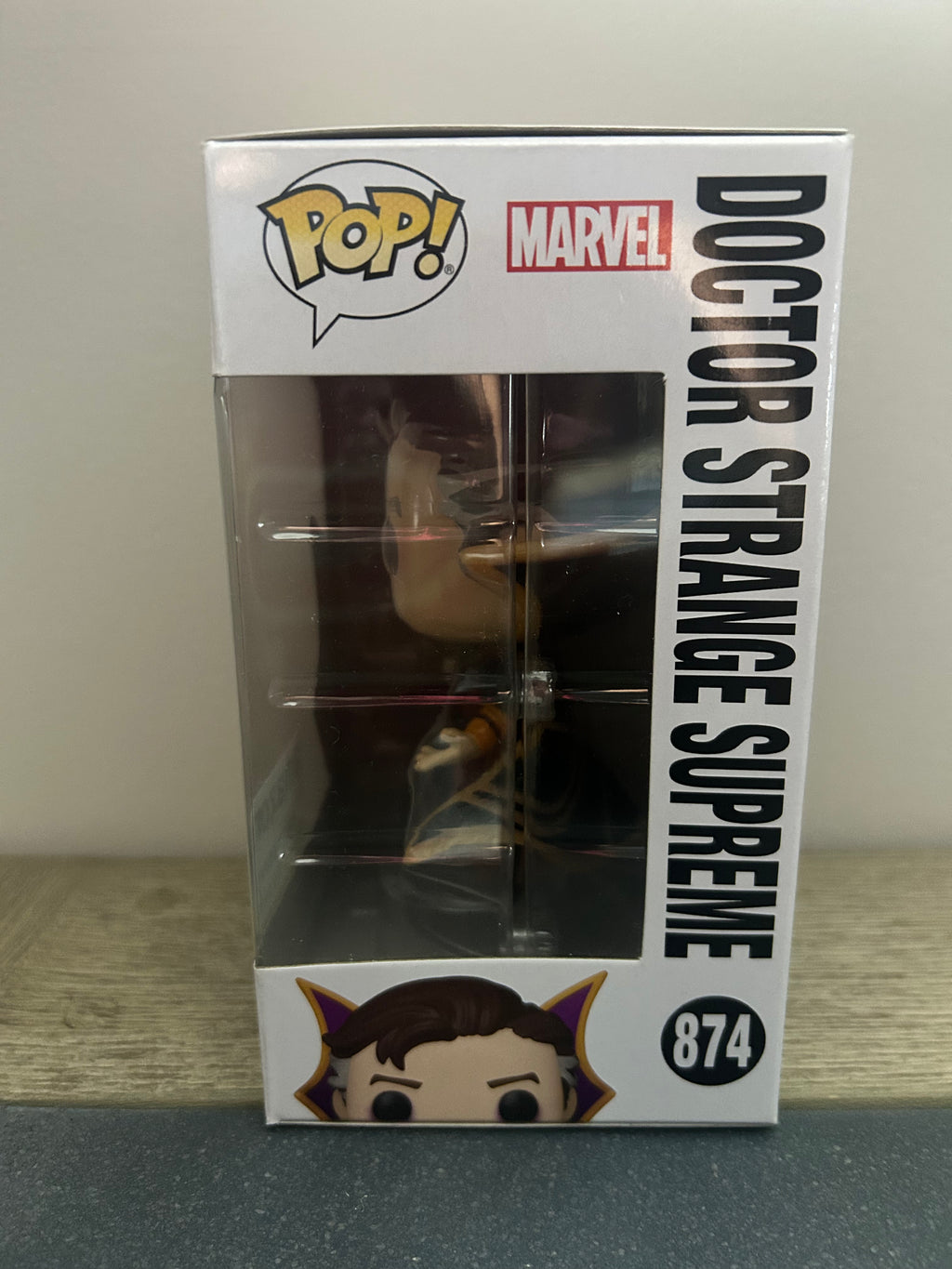 Funko Pop! Marvel What If...? Doctor Strange Supreme GITD Amazon #874 Figure