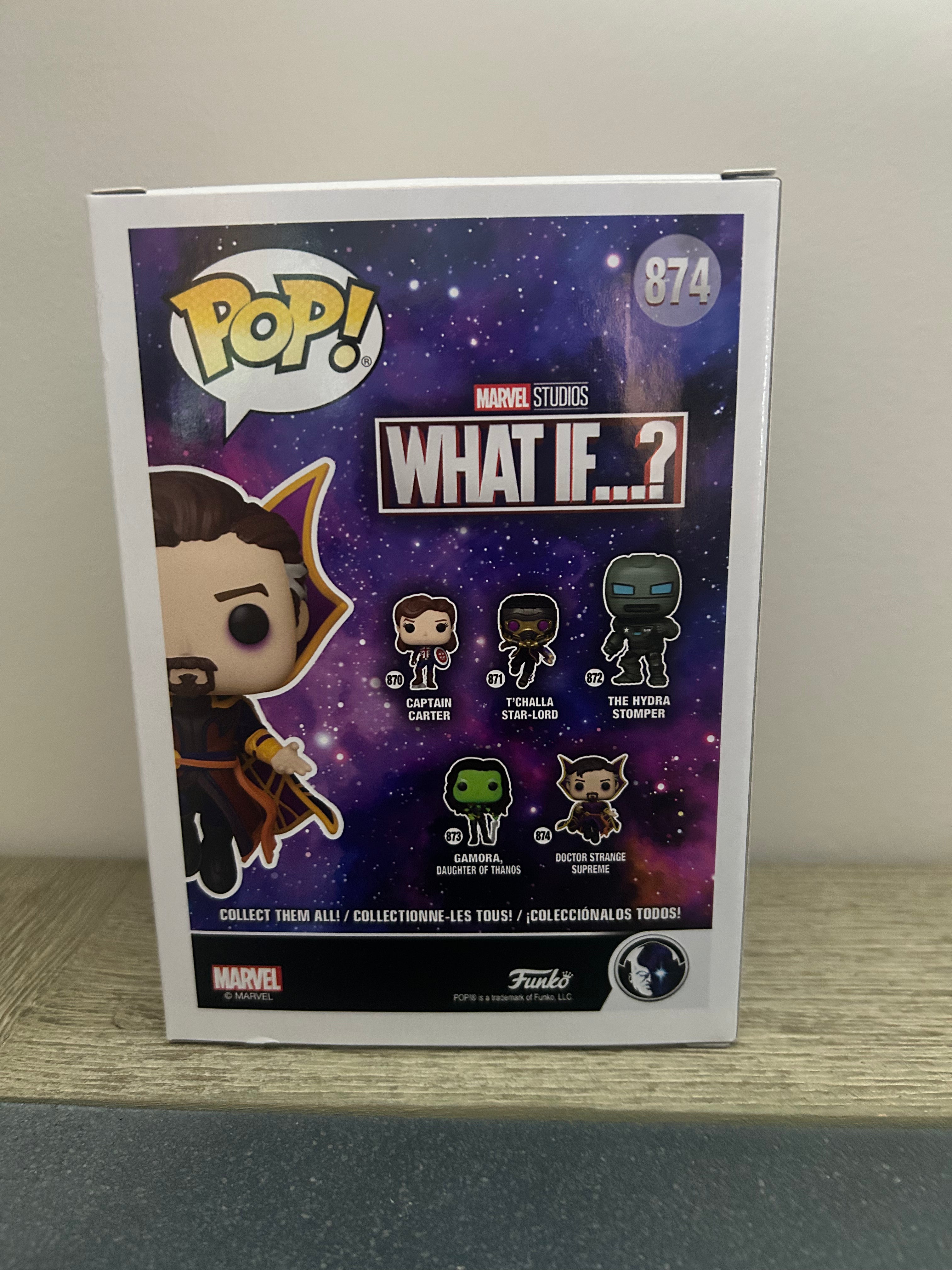 Funko Pop! Marvel What If...? Doctor Strange Supreme GITD Amazon #874 Figure