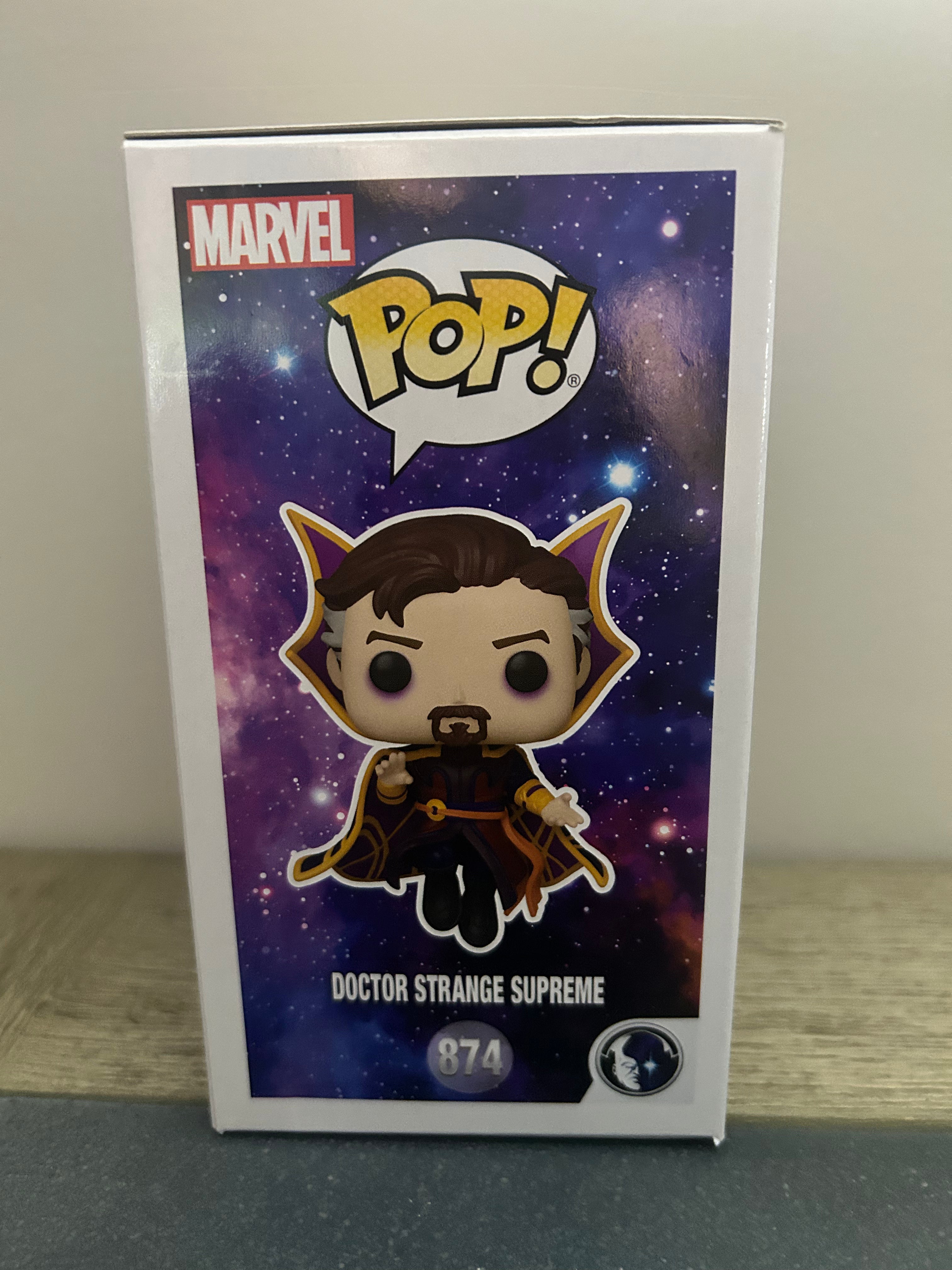 Funko Pop! Marvel What If...? Doctor Strange Supreme GITD Amazon #874 Figure