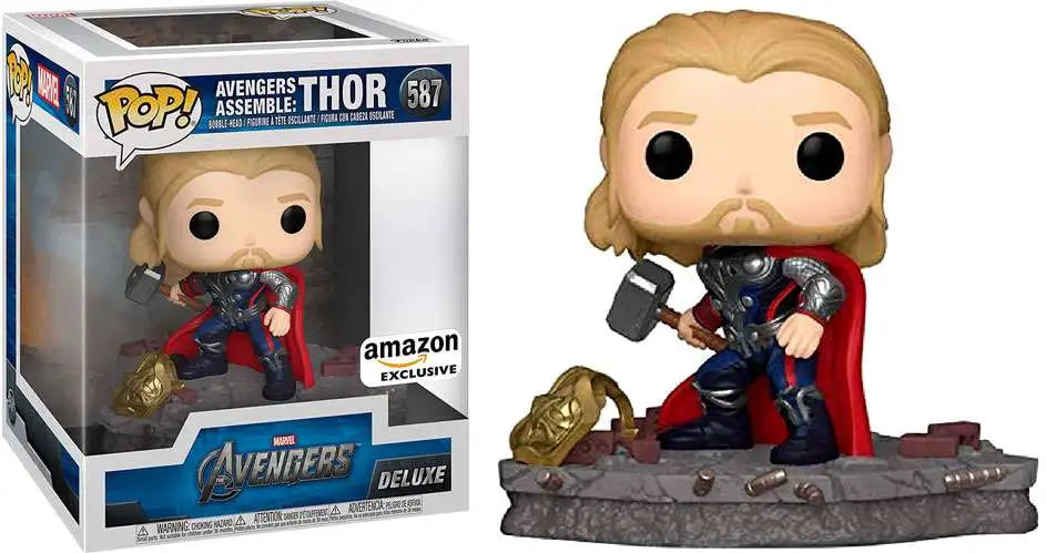 Funko POP! Deluxe Marvel: Avengers Assemble Series - Thor #587 Amazon Exclusive