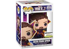 Funko Pop! Marvel What If...? Doctor Strange Supreme GITD Amazon #874 Figure